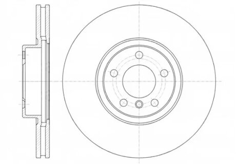 Диск гальмівний BMW X5, X6 передн., вент. REMSA 61335.10