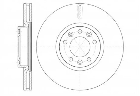 Диск гальмівний REMSA 61472.10