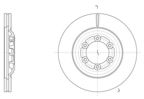 Диск гальмівний REMSA 6151010