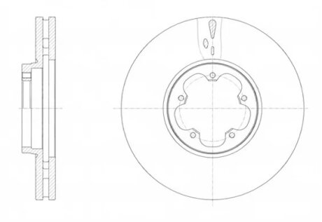 Диск тормозной REMSA 61565.10