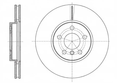 Диск гальмівний ПЕРЕДН BMW X1 (F48) 09/15-,2 ACTIVE (F45)(F46) 09/14-,MINI CLUBMAN (F54) 07/15- -ua REMSA 61596.10