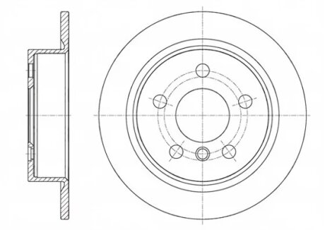 Диск гальмівний REMSA 61618.00