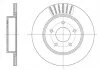 Диск тормозной NISSAN X-TRAIL 1.6-2.5 2013- REMSA 61623.10 (фото 1)