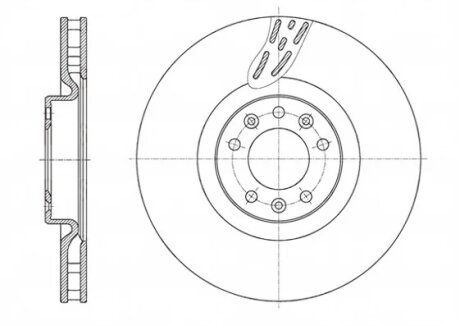 Диск гальмівний REMSA 61627.10
