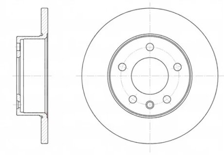 Диск тормозной REMSA 6201.00