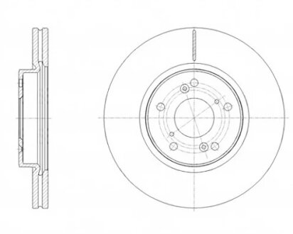Диск гальмівний REMSA 62108.10