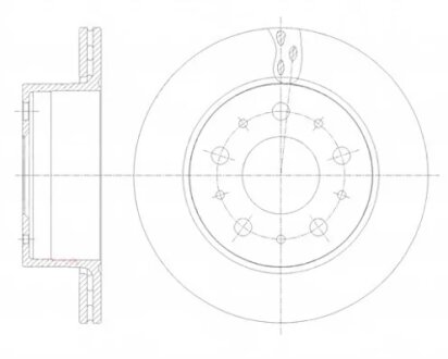 Диск гальмівний REMSA 62109.10
