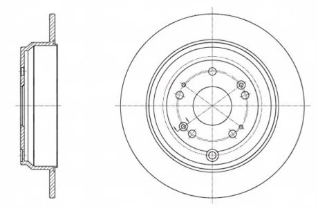 Диск гальмівний REMSA 62515.00