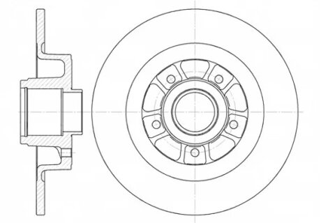 Диск гальмівний REMSA 6613.00