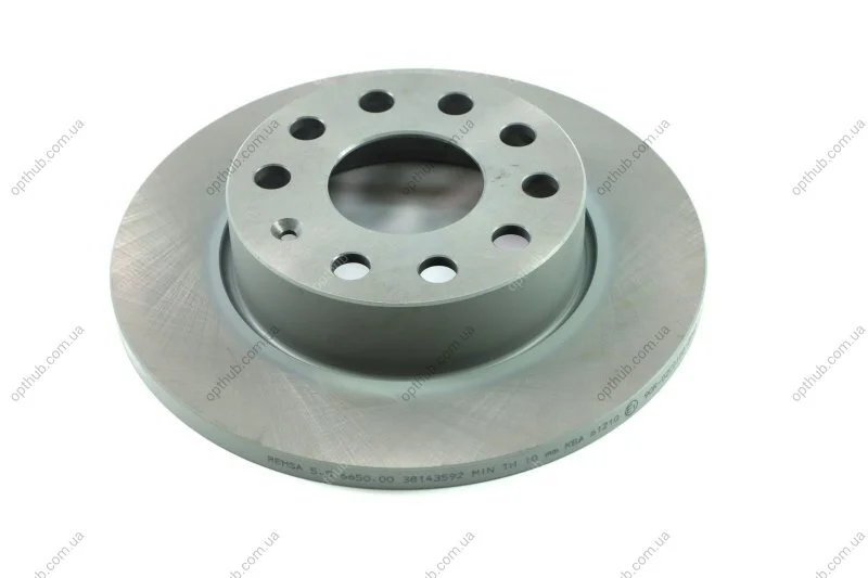 Диск гальмівний SEAT, SKODA SUPERB, VW CADDY, GOLF задн. (вир-во Remsa) REMSA 6650.00 (фото 1)
