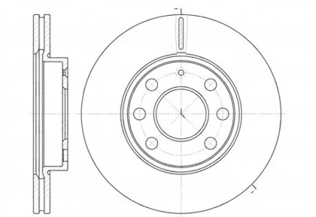 Диск гальмівний REMSA 6665.10