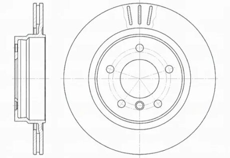 Диск гальмівний ЗАДН E46 -05 -ua REMSA 6722.10