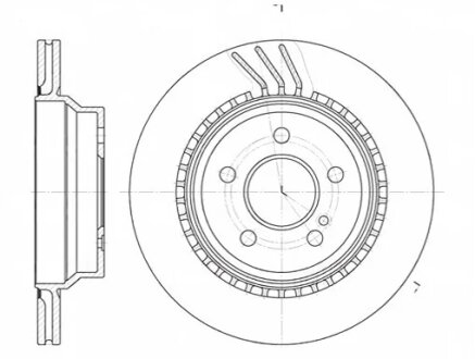 Диск гальмівний REMSA 6760.10
