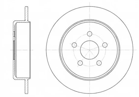 Диск гальмівний REMSA 6901.00