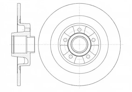 Диск гальмівний REMSA 6999.00