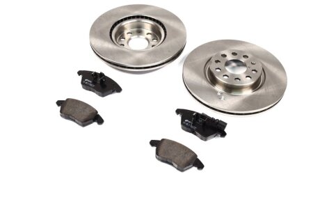 Комплект гальмівний передн. SEAT ALTEA, TOLEDO, SKODA OCTAVIA, VW GOLF, JETTA, PASSAT REMSA 81030.02