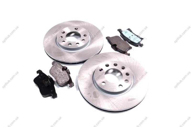 Комплект тормозной передн. OPEL ASTRA H 05-,OPEL MERIVA 05-,OPEL ZAFIRA 05- (пр-во) REMSA 81036.00 (фото 1)