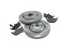 Комплект тормозной передн. AUDI A3 96-;SEAT TOLEDO 98-;SKODA FABIA 99-,OCTAVIA (выр-во REMSA) 8633.01
