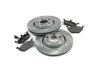 Комплект гальмівний передн. AUDI A3 96-;SEAT TOLEDO 98-;SKODA FABIA 99-,OCTAVIA (вир-во) REMSA 8633.01