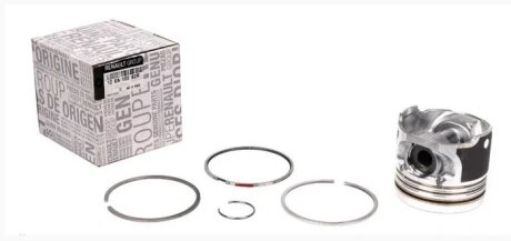 Поршень ДВС у зборі (палець+кільця+стопорне кільце) 1.5dci Logan, Duster, KangooI, MeganeII RENAULT 120A10282R