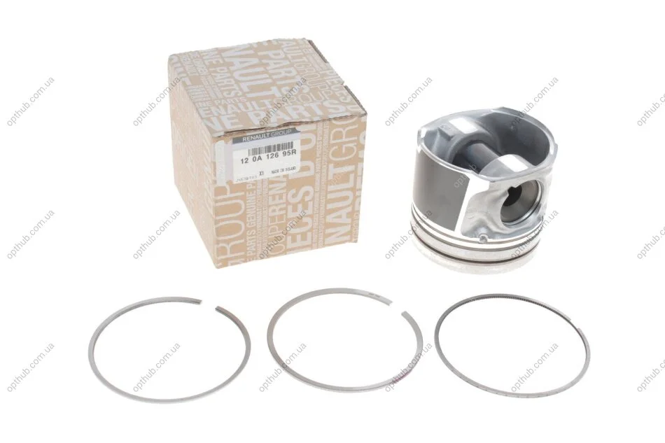 Поршень ДВС у зборі (палець+кільця) 2,3dci Renault Master III (10-) (120A12695R) Renault RENAULT 12 0A 126 95R (фото 1)