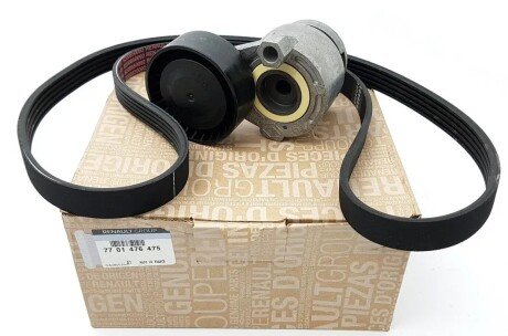 К-Т РЕМЕНЯ ДОДАТК. ОБЛАДНАНН RENAULT 7701476475