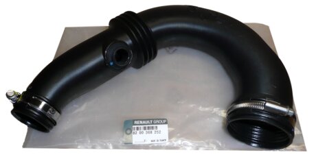 Повітряний патрубок турбонагнітача пластиковий без фітингів OE KANGOO (KC0/1_) 1.5 DCI 2001 -ua RENAULT 8200368252