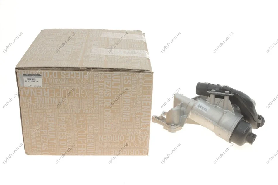 Корпус фільтра масляного (з радіатором) Renault Master III 2.3 dCi 10- FWD /Trafic II 2.0 dCi UA63 RENAULT 8201005241 (фото 1)