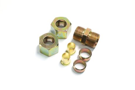 Р/к трубки гальмівної (Dвнут.=15мм, М22х1,5) (1штуцер,2гайки,2втулки,2шайби) RIDER RD 01.02.153