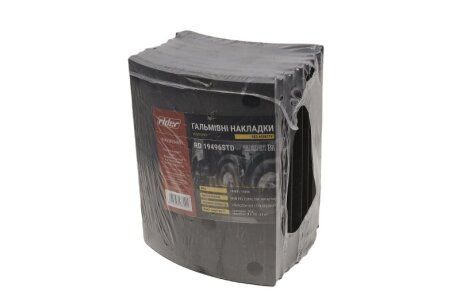 Накладка гальмівна (компл. на вісь) 410х223 станд. MAN F90, F2000, TGA, MB ACTROS, RIDER RD 19496STD