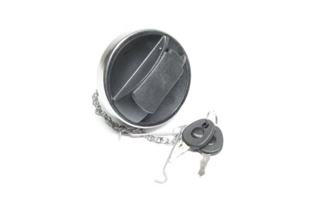 Кришка бака паливного SCANIA (пластик з метал. ободом) 60мм. (з ключем та ланцюгом) RIDER RD19-65-237