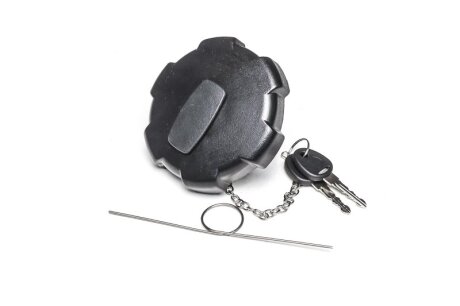 Кришка бака паливного (пластик) MB 80мм. (з ключем та ланцюгом) RIDER RD19-65-238