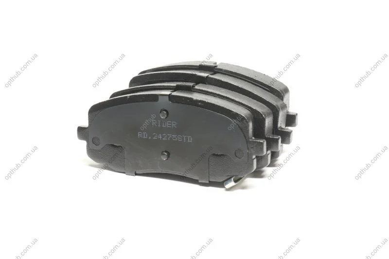 Колодка гальм. диск. STANDARD KIA PICANTO 04-, HYUNDAI i10 передн. RIDER RD.24275STD (фото 1)