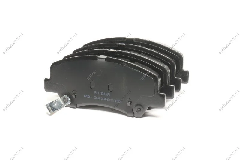 Колодка торм. диск. STANDARD HYUNDAI ACCENT, KIA RIO 11- передн. RIDER RD.24348STD (фото 1)