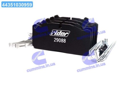 Колодка гальм. диск. LONG LIFE (компл. вісь) DAF LF45, IVECO, MAN L/M/ME2000, RVI MIDLUM RIDER RD 29088STD