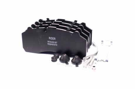 Колодка торм. диск. LONG LIFE (компл. на ось) BPW SB 4345 RIDER RD 29167STD