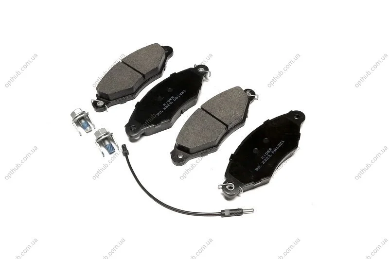 Колодка гальм. диск. RENAULT KANGOO 97- передн. RIDER RD.3323.DB1321 (фото 1)
