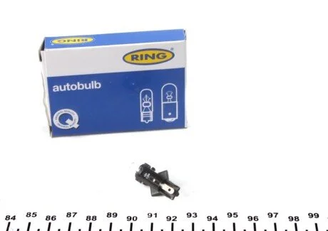 Автолампа 12V 1.2W BG8.5 - 5.5D Black (в прикурювач) RING (opt-om) Ring R509TLBK