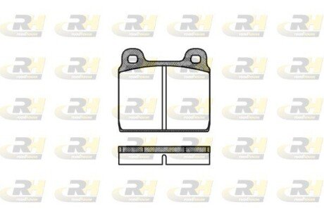 Гальмівні колодки дискові ROADHOUSE 2002.00