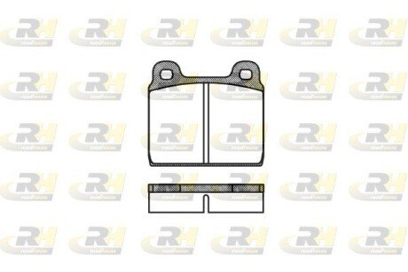 Гальмівні колодки дискові ROADHOUSE 2002.20