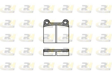 Гальмівні колодки дискові ROADHOUSE 2006.00