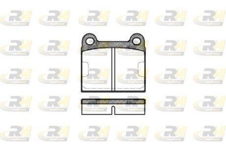Гальмівні колодки дискові ROADHOUSE 2006.60