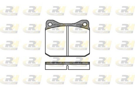 Гальмівні колодки дискові ROADHOUSE 2010.00