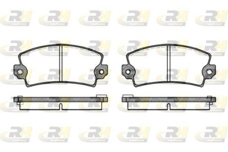 Гальмівні колодки дискові ROADHOUSE 2021.06