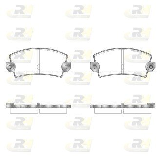 Гальмівні колодки дискові ROADHOUSE 2021.36