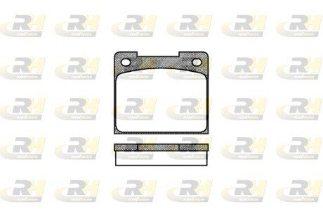 Гальмівні колодки дискові ROADHOUSE 2039.00