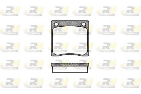 Гальмівні колодки дискові ROADHOUSE 2067.00