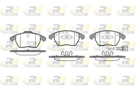 Гальмівні колодки дискові ROADHOUSE 21030.01