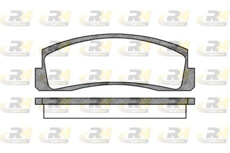 Тормозные колодки дисковые ROADHOUSE 2103.00