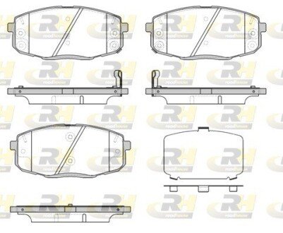 Гальмівні колодки дискові ROADHOUSE 21038.12